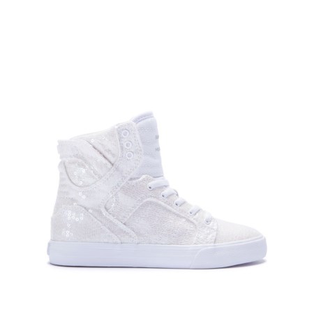Supra Skytop - Παιδικα Sneakers Ψηλα - Ασπρα (GR4960)